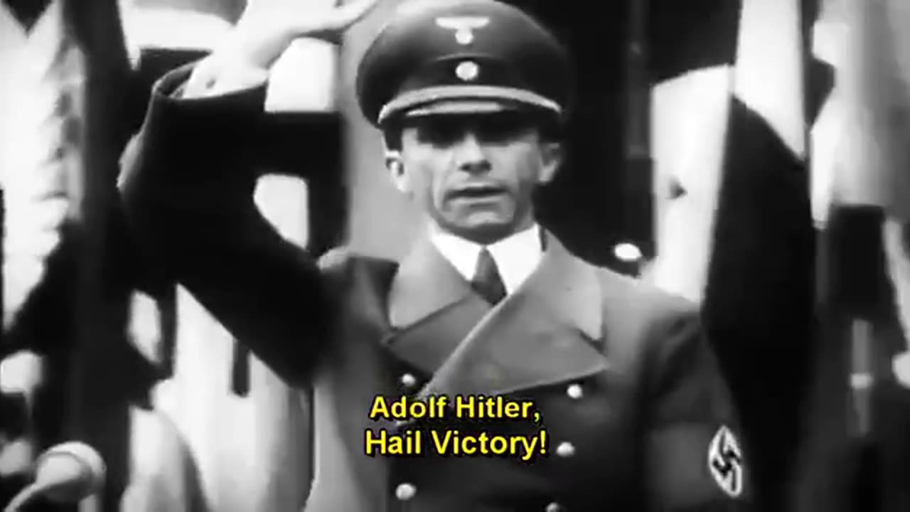 Josef Goebbels on actions against Globalist Jewish Dominion
