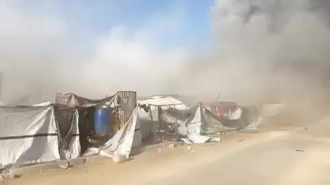 Attack in the Gaza Strip, west of Khan Yunis