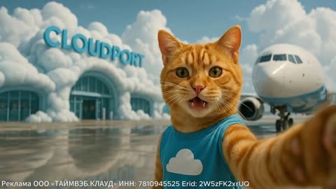Vlog of a red cat from the land of cloud technologies Timeweb Cloud