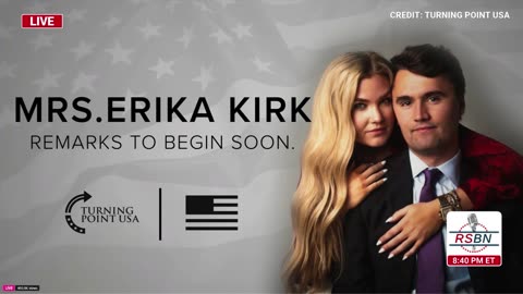 WATCH: ​Mrs. Erika Kirk's First Public Address ​After Husband Charlie Kirk's Assassination - 9/12/25