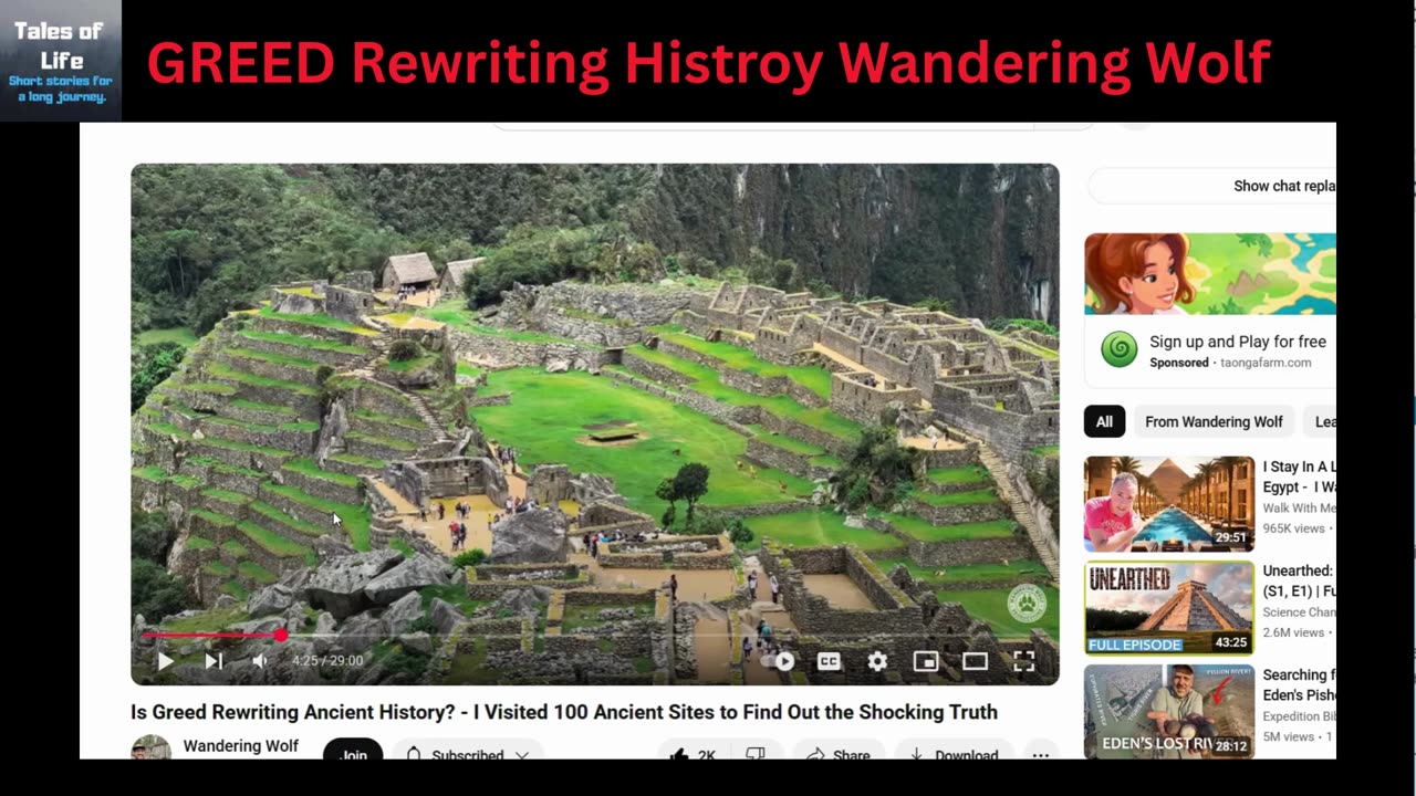 GREED Rewriting History Wandering Wolf