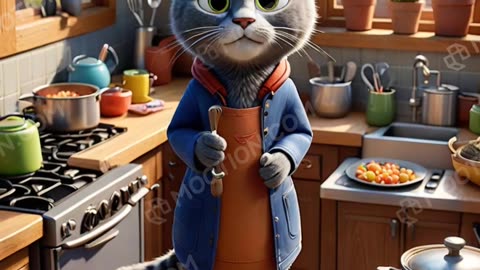 القط الطباخ