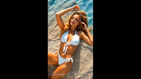 *Beauty and fashion, sea sand*💕