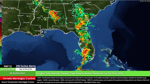 LIVE: Tonight’s Severe Weather Tracker for Truckers 🚛🌩