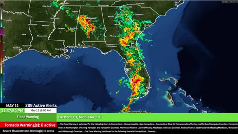 LIVE: Tonight’s Severe Weather Tracker for Truckers 🚛🌩
