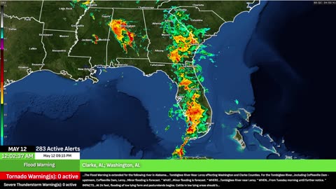 LIVE: Tonight’s Severe Weather Tracker for Truckers 🚛🌩