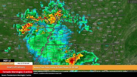 LIVE: Tonight’s Severe Weather Tracker for Truckers 🚛🌩