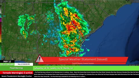 LIVE: Tonight’s Severe Weather Tracker for Truckers 🚛🌩