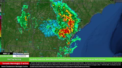 LIVE: Tonight’s Severe Weather Tracker for Truckers 🚛🌩