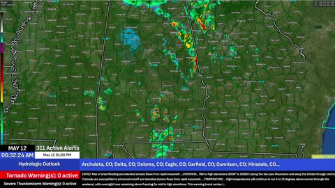 LIVE: Tonight’s Severe Weather Tracker for Truckers 🚛🌩