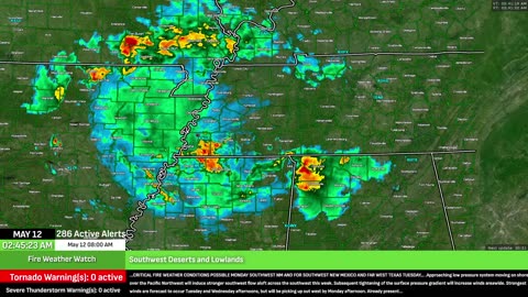 LIVE: Tonight’s Severe Weather Tracker for Truckers 🚛🌩