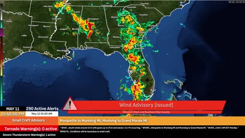 LIVE: Tonight’s Severe Weather Tracker for Truckers 🚛🌩