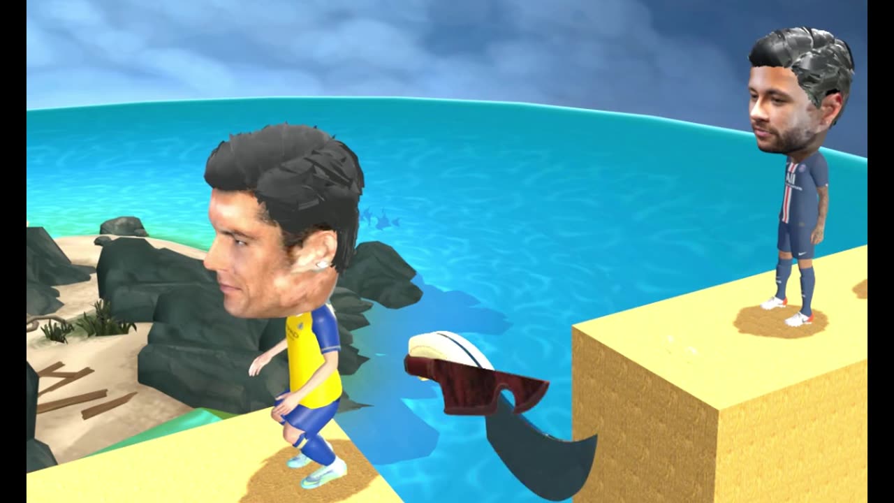 Help Messi Cross the Trap! ⚔️#MessiChallenge #HelpMessiEscape #TrapEscapeGame #FootballLegendsGame
