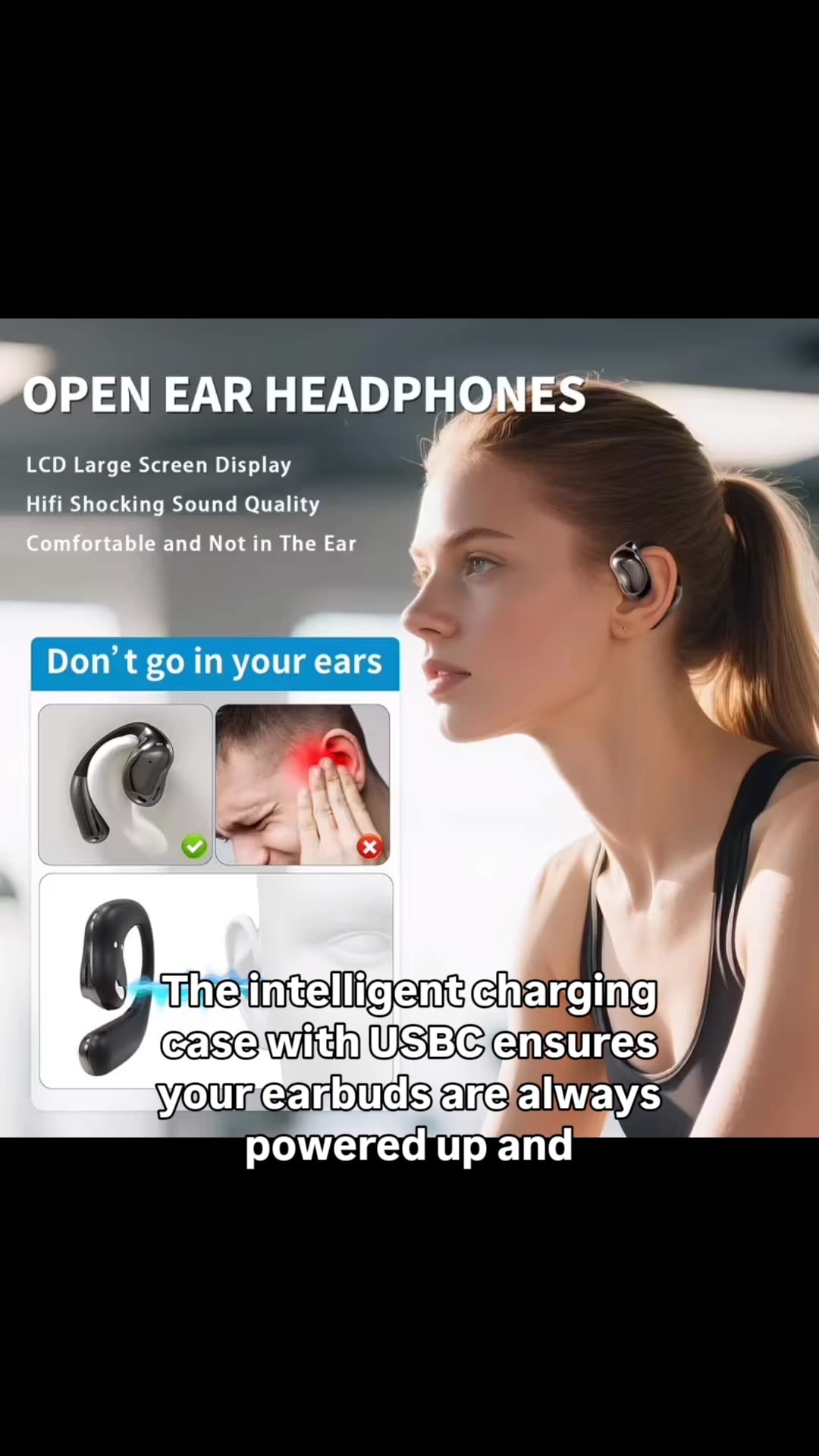 ZEALSOUND YJ33 Open Ear Wireless Earbuds