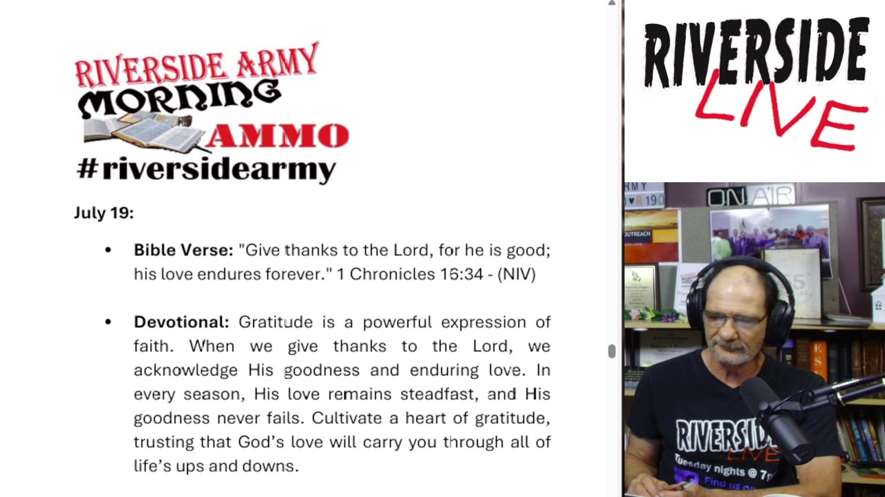 Riverside Morning Ammo Daily Devotional 7.19.25
