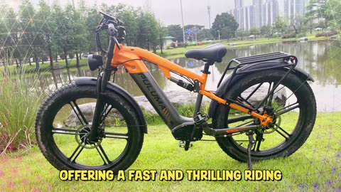 PULUMA PH003 Electric Bike 1000W Motor 48V 20AH Battery 26*4.0Inch Fat Tire Electric Bike