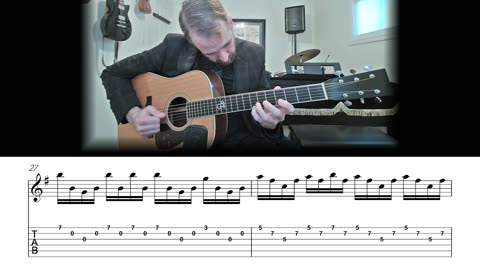 Down at the Cross (Glory to His Name) - Crosspicking Guitar Lesson (Sheet Music + TAB)