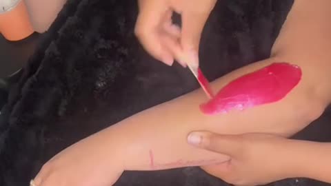 @aestheticallyyoubykaitlyn Arm Waxing with Sexy Smooth Cherry Desire Hard Wax | Waxing Tutorial