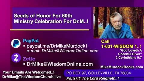 Re-Air: Wisdom Moments With Mike Murdock..!!!