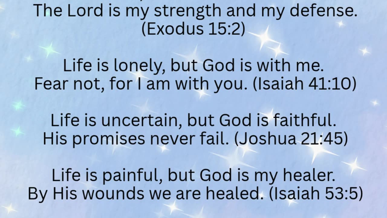 Life is hard, but God