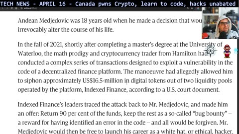 Daily Tech News - Ep 26 - Canada pwns Crypto, learn to code, hacks unabated