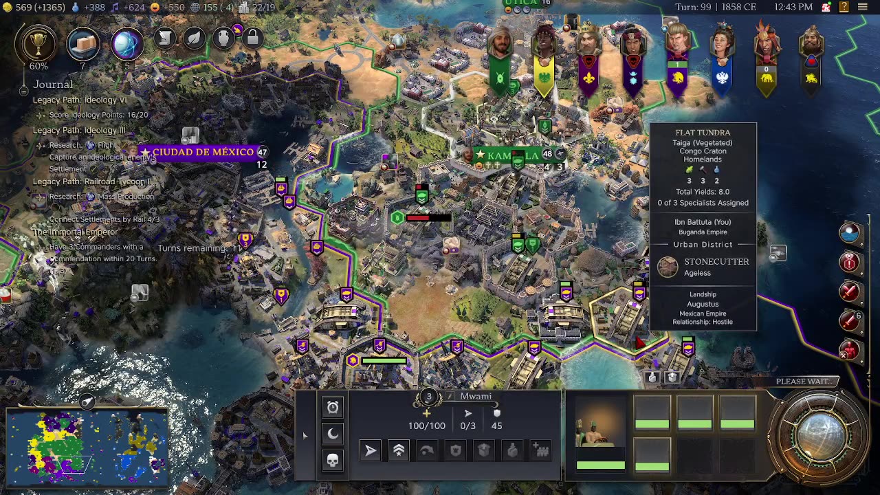 Modern Age, World War, Immortal - Civilization 7!