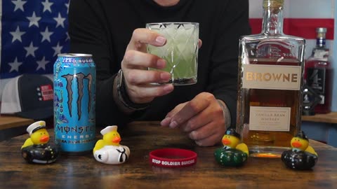 Jerry Hipps - Browne Vanilla Bean Whiskey & Monster Ultra Blue Hawaiin Energy Drink