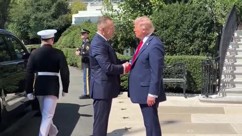 Trump welcomes the President of the Republic of Poland to the White House