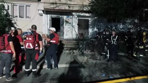 🚒🔥 Ukraine Russia War | First Responders Aid Fire Victims After Russian UAV Strike in Odesa | RCF