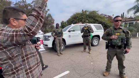 A group of Karens, Lupes, and Benitos all harass CBP agents and admit they followed