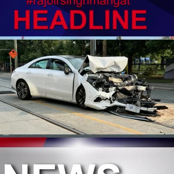 Two injured after head-on collision between vehicle and TTC streetcar on Bathurst