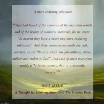 A More Enduring Substance