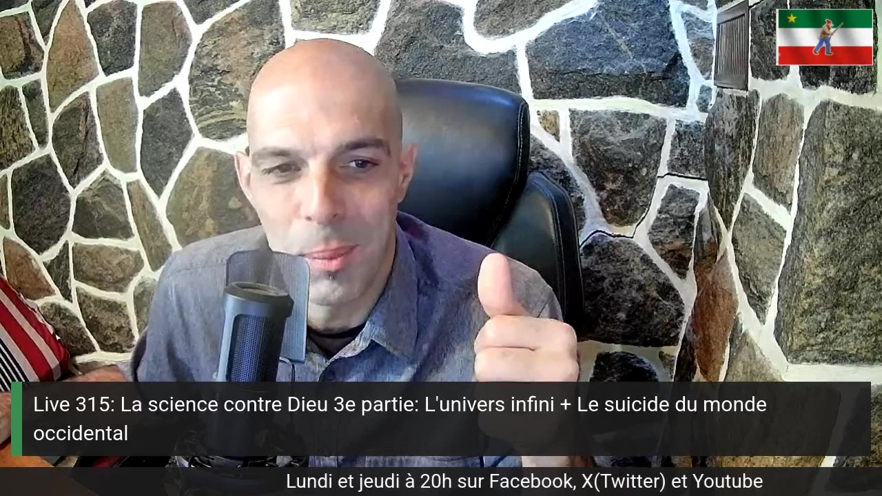 Live 315: La science contre Dieu 3e partie: L'univers infini + Le suicide du monde occidental