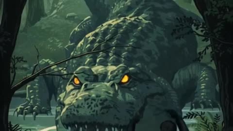 Spiderman homecoming in gaint crocodile