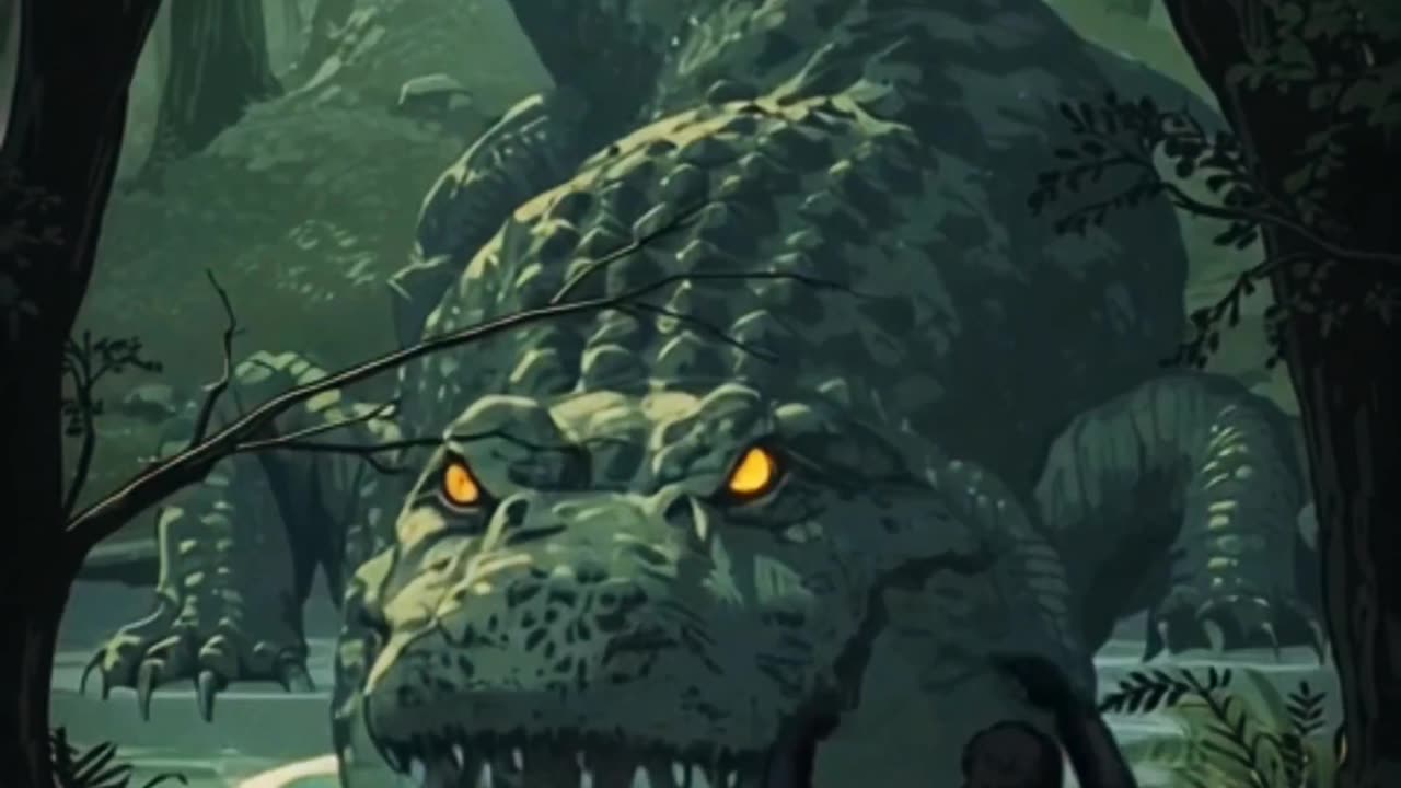 Spiderman homecoming in gaint crocodile