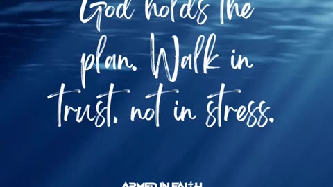 Lord, I release my plans and embrace Yours. Lead me.