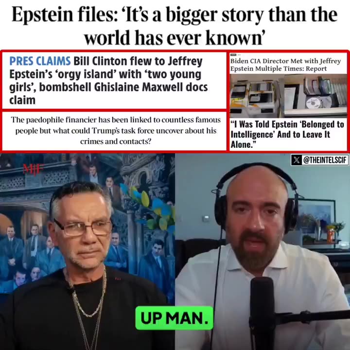 THE EPSTEIN FILES & THE INTELLIGENCE COVER UP