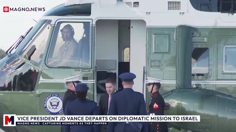 🇺🇸 Vice President JD Vance and Second Lady Usha Vance Depart for Diplomatic Visit to Israel [LIVE]