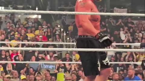 WWE Block Lesnar VS John Cena