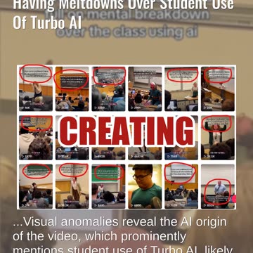 Fact Check: FAKE Videos Of Professors Having Meltdowns Over Student Use Of Turbo AI