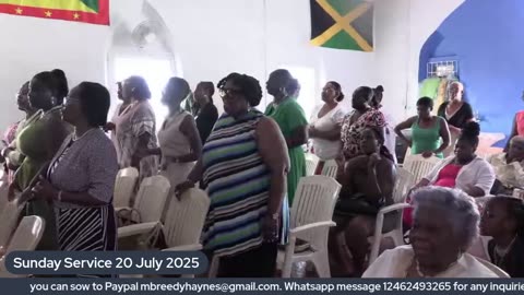 Sunday Service 20 July 2025
