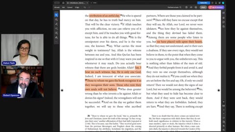Exploring the Quran | Surah An'am (surah 6:1-39) | Hatun Tash | Robert Spencer