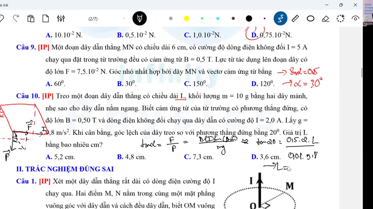 4 Ôn tập chương 3 - Buổi 2- Lực từ