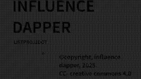 INFLUENCE DAPPER - LISTPROJ1DOT
