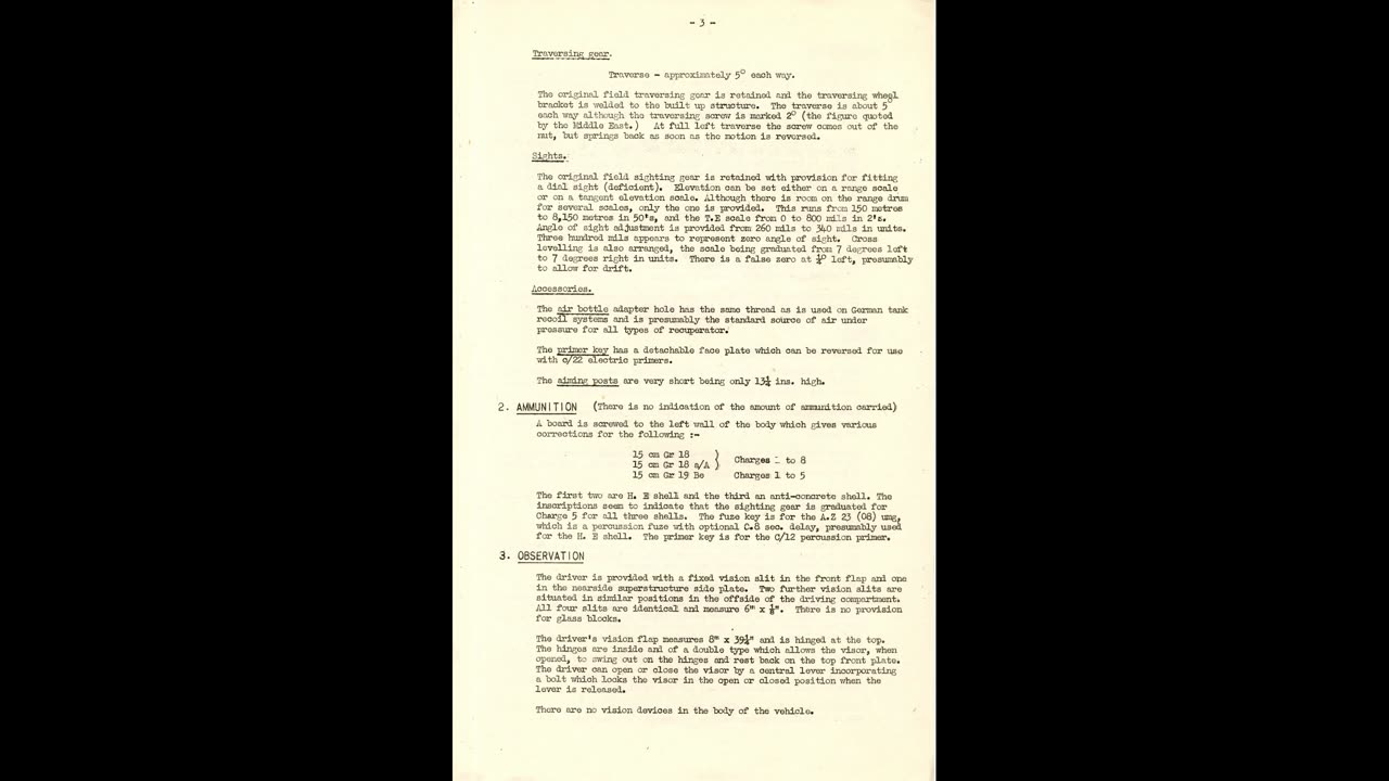 Lorraine S.P. Mounting British Report