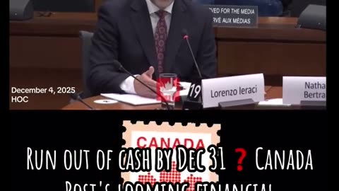 Canada Post — December 30, 2025; Runsout of cash by Dec 31 ?
