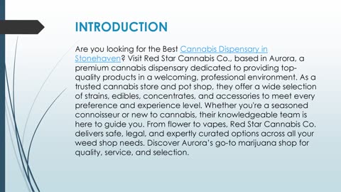 Best Cannabis Dispensary in Stonehaven