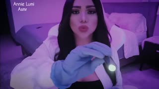 ASMR ❤️Doctora Coqu3ta NERVIOS CRANEALES🧠❤️