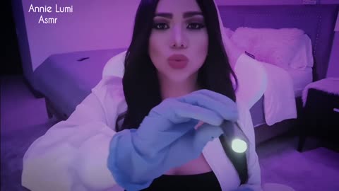 ASMR ❤️Doctora Coqu3ta NERVIOS CRANEALES🧠❤️