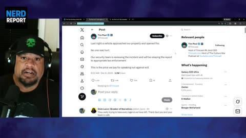 SHOTS FIRED at Tim Pool’s Home! Outrage Erupts as Extremists Celebrate!